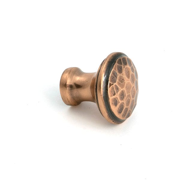 From The Anvil Cabinet Hardware Polished Bronze / Cabinet Knobs / Small From The Anvil - Polished Bronze Hammered Cabinet Knob - Small