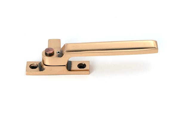 From The Anvil Window Furniture Polished Bronze / Yes / Mortice & Hook Place From The Anvil - Polished Bronze Locking Art Deco Fastener - LH