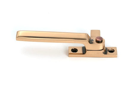 From The Anvil Window Furniture Polished Bronze / Yes / Mortice & Hook Place From The Anvil - Polished Bronze Locking Art Deco Fastener - RH