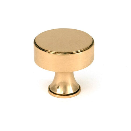 From The Anvil Cabinet Hardware Polished Bronze / Cabinet Knobs / 32mm Dia. From The Anvil - Polished Bronze Scully Cabinet Knob - 32mm
