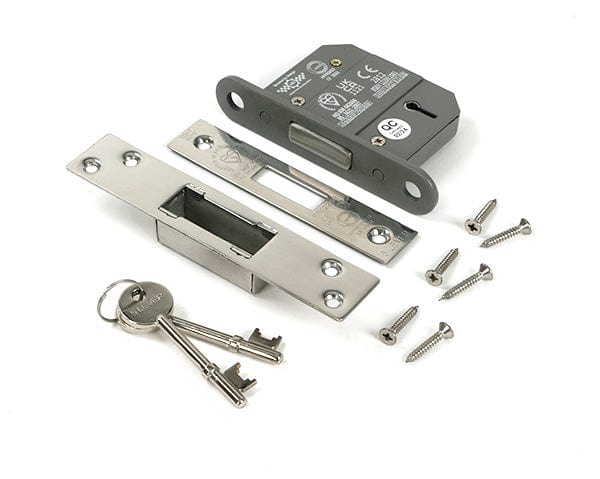 From The Anvil Locks & Latches Polished Chrome / 5 Lever Deadlocks / 2.5" / 65mm From The Anvil - Polished Chrome 2.5" 5 Lever BS Dead Lock KA