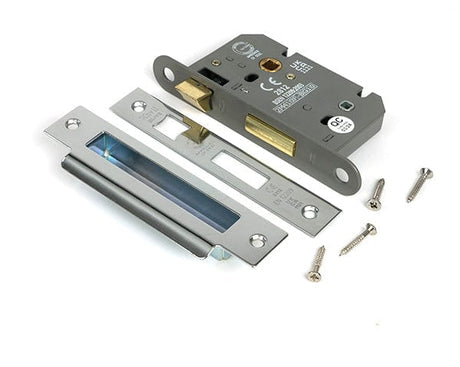 From The Anvil Locks & Latches Polished Chrome / Bathroom Lock / 2.5" / 65mm From The Anvil - Polished Chrome 2.5" Heavy Duty Bathroom Mortice Lock