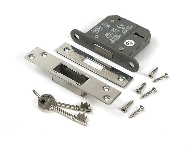 From The Anvil Locks & Latches Polished Chrome / 5 Lever Deadlocks / 3" / 76mm From The Anvil - Polished Chrome 3" 5 Lever BS Dead Lock