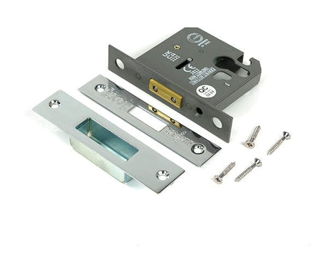 From The Anvil Locks & Latches Polished Chrome / Euro Profile Deadlocks / 3" / 76mm From The Anvil - Polished Chrome 3" Euro Profile Dead Lock