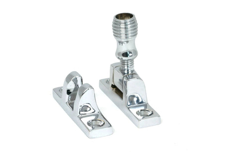 From The Anvil Window Furniture Polished Chrome / Sash Window Brighton Fasteners / Yes From The Anvil - Polished Chrome Beehive Brighton Fastener - Narrow (Square)