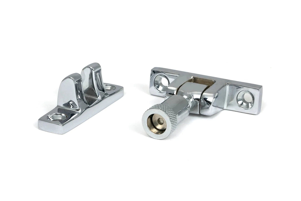 From The Anvil Window Furniture Polished Chrome / Sash Window Brighton Fasteners / Yes From The Anvil - Polished Chrome Brompton Brighton Fastener - Narrow (Square)