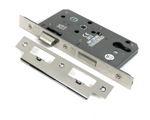 From The Anvil Locks & Latches Polished Chrome / DIN Euro Sash Lock / 2.5" / 65mm From The Anvil - Polished Chrome Euro Din Sash Lock - 60mm Backset/72mm Centre