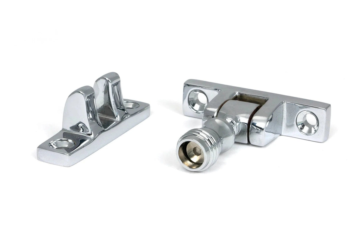 From The Anvil Window Furniture Polished Chrome / Sash Window Brighton Fasteners / Yes From The Anvil - Polished Chrome Prestbury Brighton Fastener - Narrow (Square)