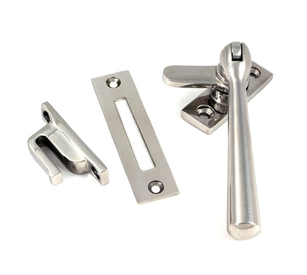 From The Anvil Window Furniture Polished Marine SS (316) / Yes / Mortice & Hook Place From The Anvil - Polished Marine SS (316) Locking Newbury Fastener