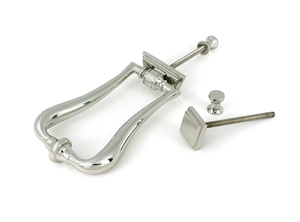 From The Anvil Door Furniture Polished Marine SS (316) / Art Deco Door Knocker From The Anvil - Polished Marine SS (316) Slimline Art Deco Door Knocker