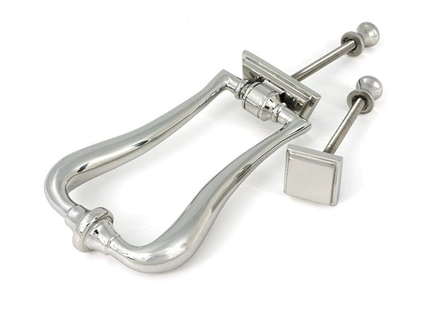 From The Anvil Door Furniture Polished Marine SS (316) / Art Deco Door Knocker From The Anvil - Polished Marine SS (316) Slimline Art Deco Door Knocker