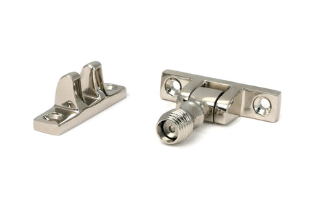 From The Anvil Window Furniture Polished Nickel / Sash Window Brighton Fasteners / Yes From The Anvil - Polished Nickel Beehive Brighton Fastener - Narrow (Square)