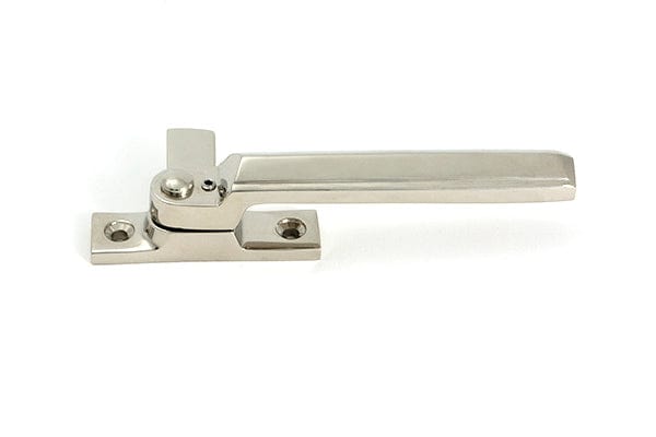 From The Anvil Window Furniture Polished Nickel / Yes / Mortice & Hook Place From The Anvil - Polished Nickel Locking Art Deco Fastener - LH