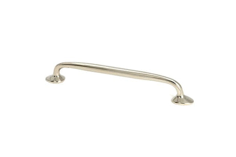 From The Anvil Cabinet Hardware Polished Nickel / Cabinet Pull Handles / Medium From The Anvil - Polished Nickel Moore Pull Handle - Medium