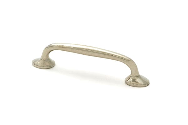 From The Anvil Cabinet Hardware Polished Nickel / Cabinet Pull Handles / Small From The Anvil - Polished Nickel Moore Pull Handle - Small