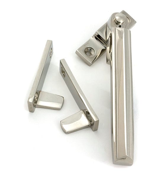 From The Anvil Window Furniture Polished Nickel / Yes / Night Vent From The Anvil - Polished Nickel Night-Vent Locking Art Deco Fastener