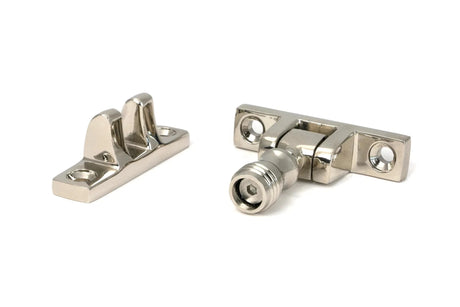 From The Anvil Window Furniture Polished Nickel / Sash Window Brighton Fasteners / Yes From The Anvil - Polished Nickel Prestbury Brighton Fastener - Narrow (Square)