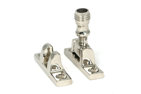 From The Anvil Window Furniture Polished Nickel / Sash Window Brighton Fasteners / Yes From The Anvil - Polished Nickel Prestbury Brighton Fastener - Narrow (Square)