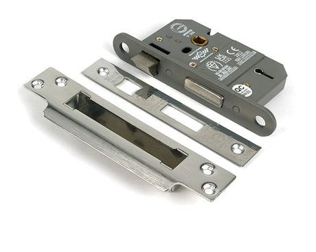 From The Anvil Locks & Latches Polished Stainless Steel / 5 Lever Sashlocks / 2.5" / 65mm From The Anvil - Polished SS 2.5" 5 Lever BS Sash Lock KA