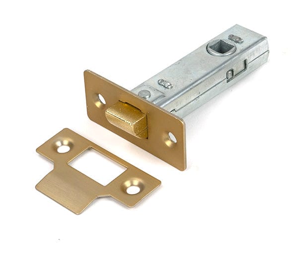 From The Anvil Locks & Latches Satin Brass / Tubular Mortice Latch / 3" From The Anvil - Satin Brass 3" Tubular Mortice Latch