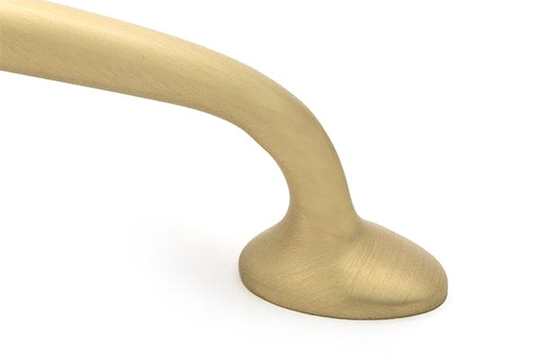 From The Anvil Cabinet Hardware Satin Brass / Cabinet Pull Handles / Small From The Anvil - Satin Brass Moore Pull Handle - Small