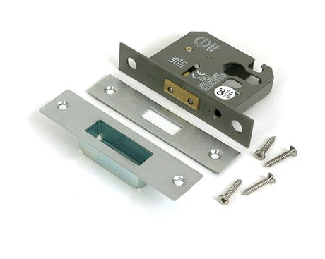 From The Anvil Locks & Latches Satin Chrome / Euro Profile Deadlocks / 2.5" / 65mm From The Anvil - Satin Chrome 2.5" Euro Profile Dead Lock
