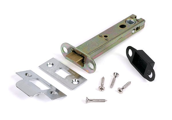 From The Anvil Locks & Latches Satin Chrome / Tubular Mortice Latch / 5" From The Anvil - Satin Chrome 5" Heavy Duty Latch