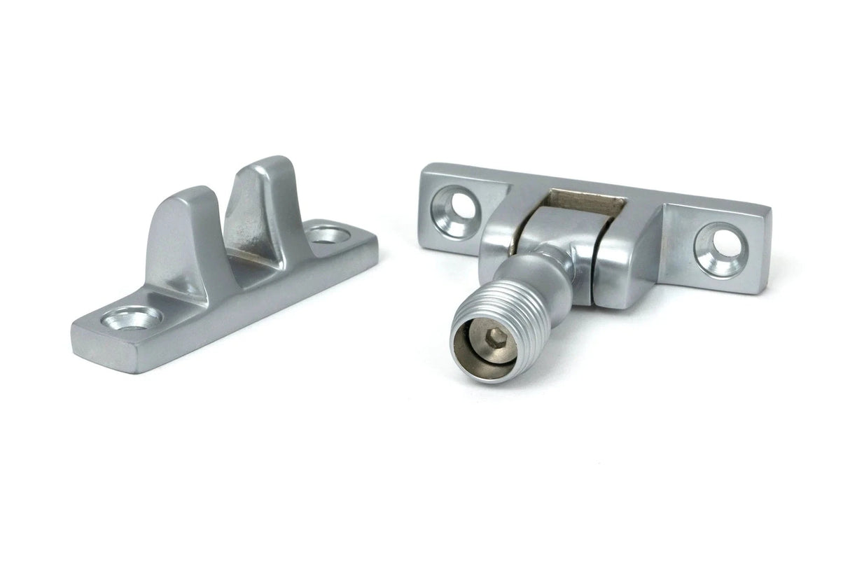From The Anvil Window Furniture Satin Chrome / Sash Window Brighton Fasteners / Yes From The Anvil - Satin Chrome Beehive Brighton Fastener - Narrow (Square)