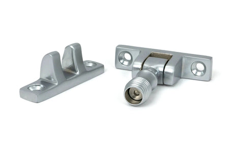 From The Anvil Window Furniture Satin Chrome / Sash Window Brighton Fasteners / Yes From The Anvil - Satin Chrome Beehive Brighton Fastener - Narrow (Square)