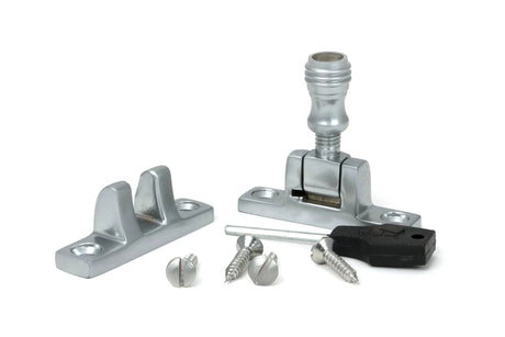 From The Anvil Window Furniture Satin Chrome / Sash Window Brighton Fasteners / Yes From The Anvil - Satin Chrome Prestbury Brighton Fastener - Narrow (Square)