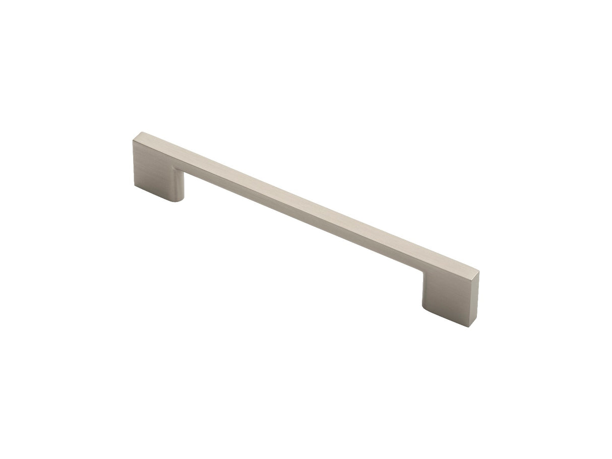 High quality image of FTD - Slim D Handle 152mm Satin Nickel - Satin Nickel | Sku. ftd3065asn | Trade Door Handles.