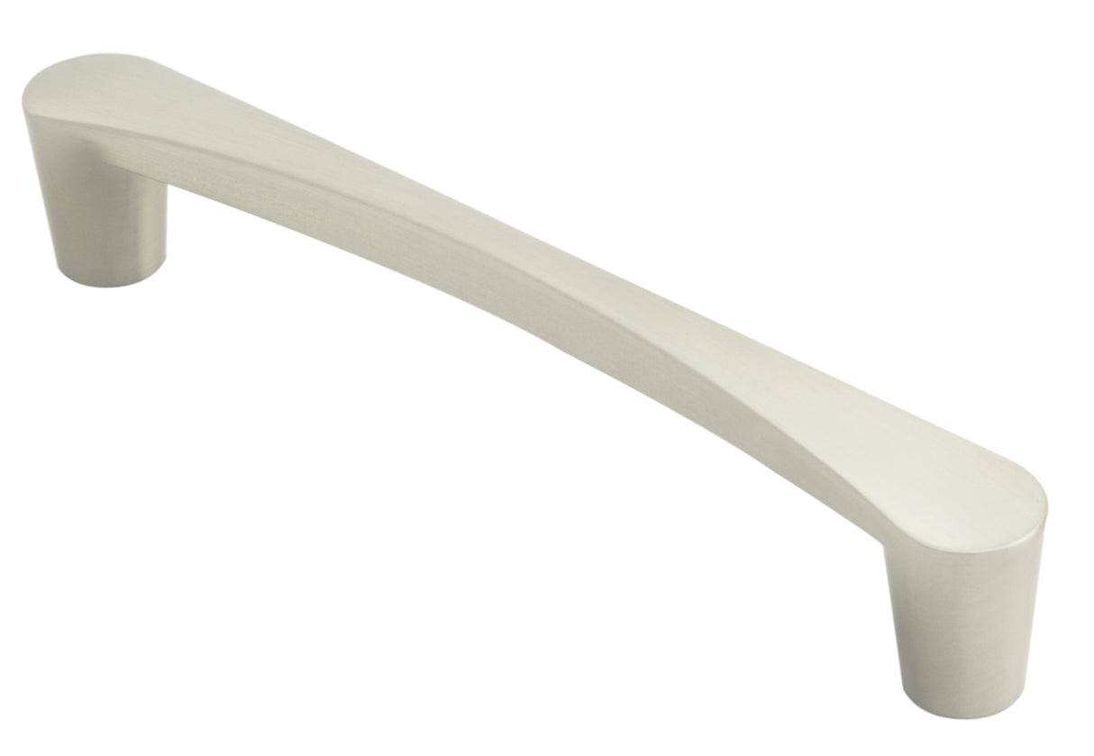 High quality image of FTD - Venturi D Handle 128mm - Satin Nickel | Sku. ftd3150asn | Trade Door Handles.