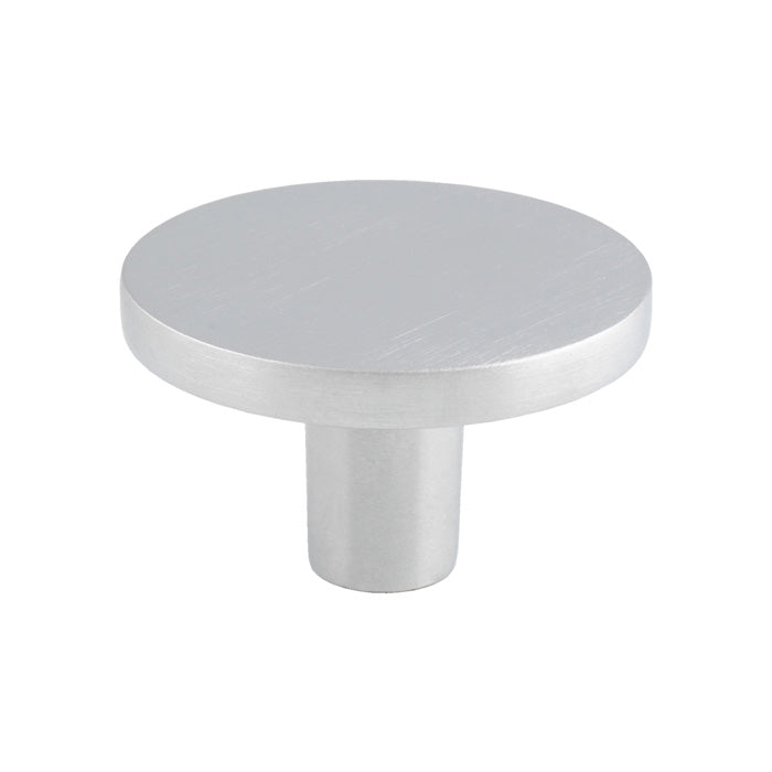High quality image of FTD - Circular Cupboard Knob Satin Chrome 41mm | Sku. ftd348bsc | Trade Door Handles.