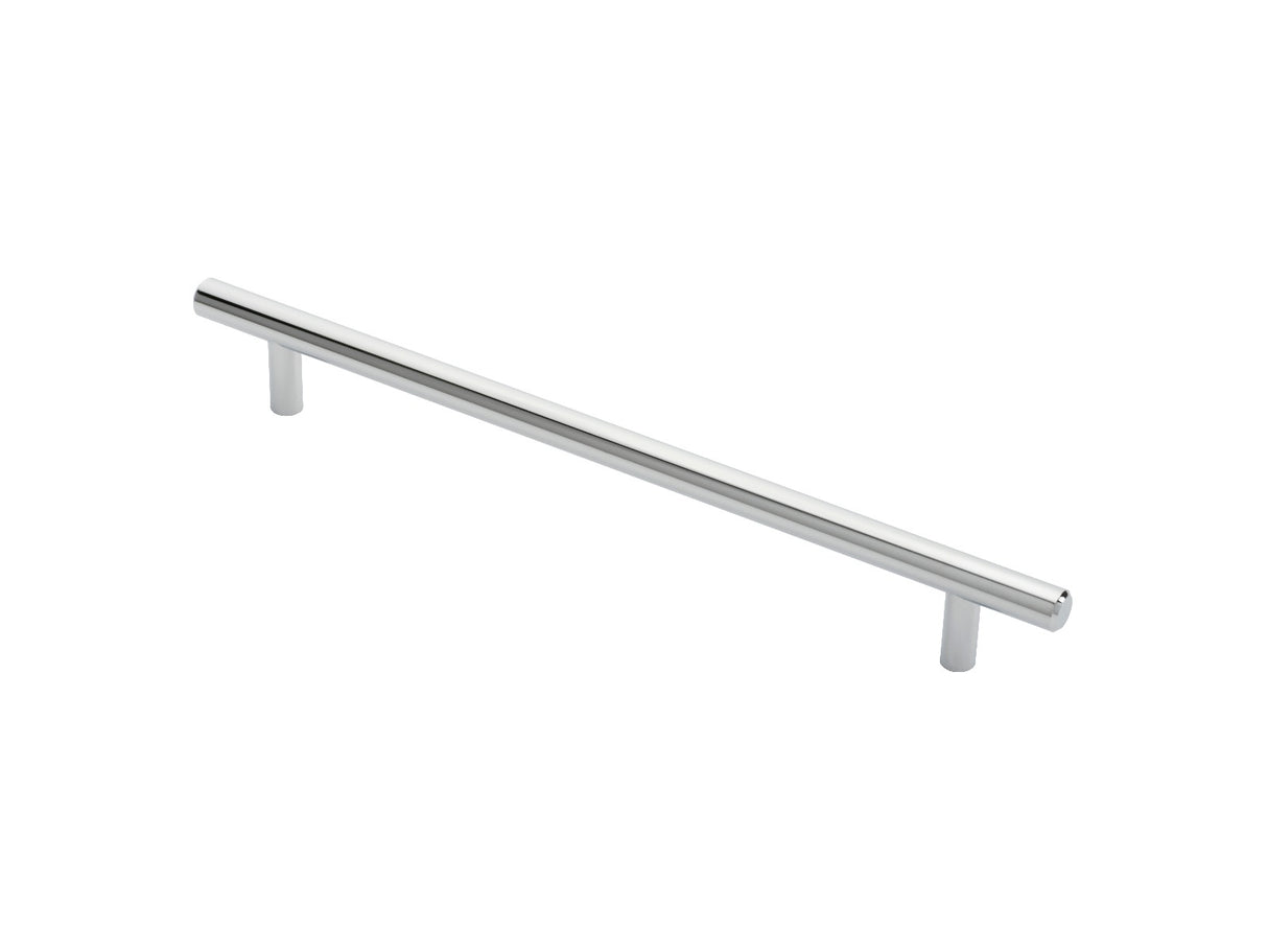 High quality image of FTD - Steel T-Bar Handle 224mm - Polished Chrome | Sku. ftd445ecp | Trade Door Handles.