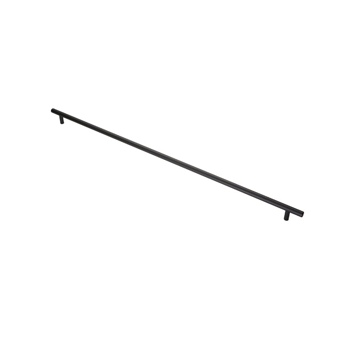 High quality image of FTD - Steel T-Bar Handle 608mm - Matt Black | Sku. ftd445mmb | Trade Door Handles.
