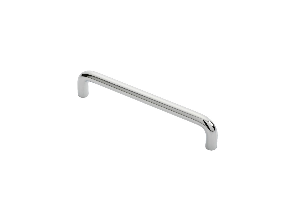 High quality image of FTD - D Handle 128mm - Polished Chrome | Sku. ftd460bcp | Trade Door Handles.