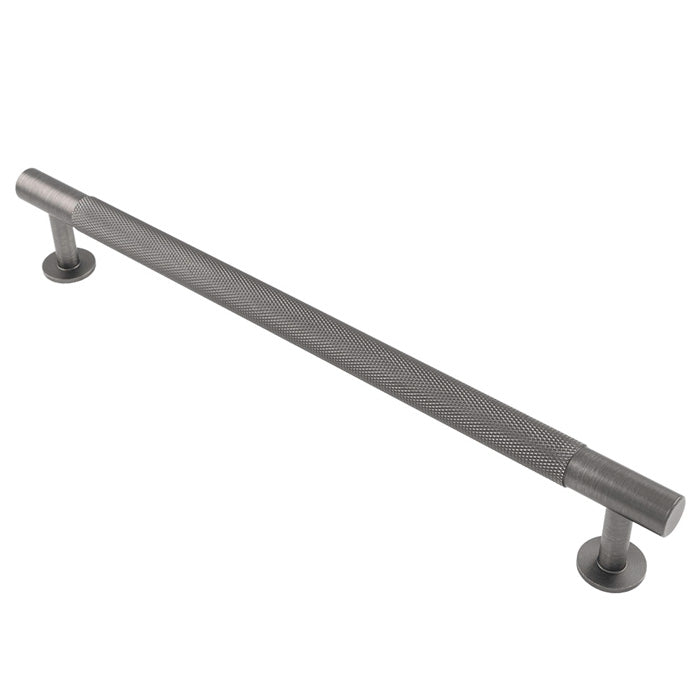 High quality image of Carlisle Brass - FTD Knurled Pull Handle 224mm c/c - Anthracite | Sku. ftd700eant | Trade Door Handles.