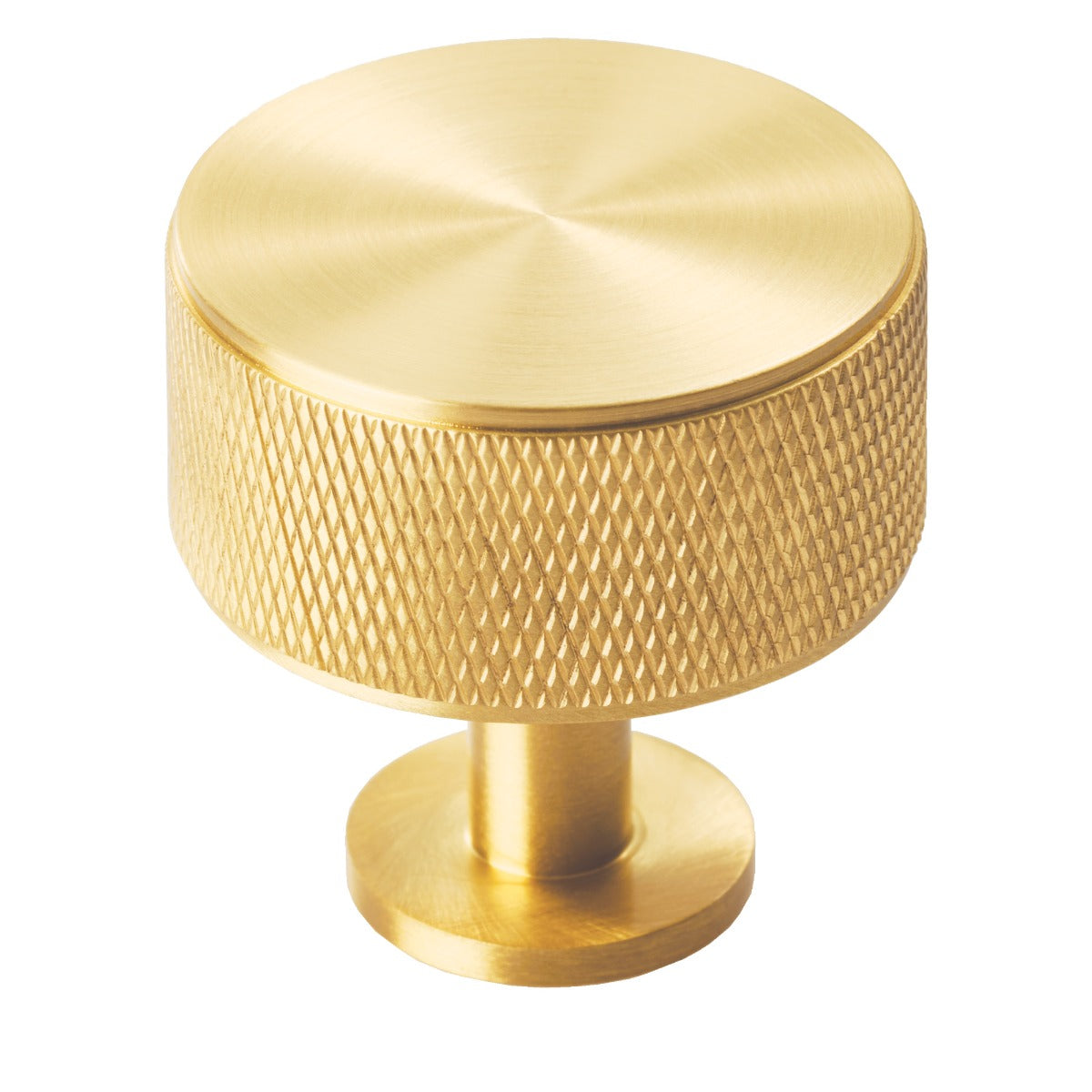 High quality image of Carlisle Brass - Knurled Radio Knob - Satin Brass | Sku. ftd703sb | Trade Door Handles.