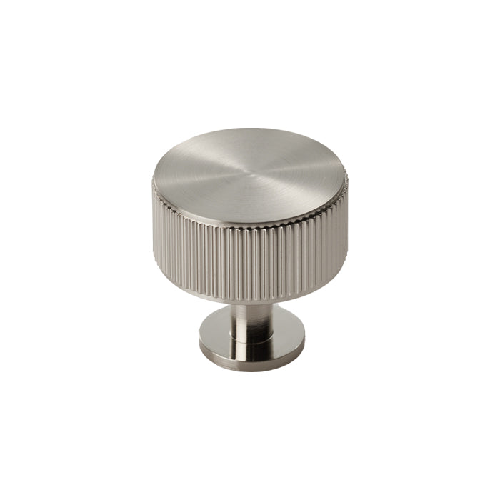 High quality image of Carlisle Brass - Lines Radio Knob - Satin Nickel | Sku. ftd713sn | Trade Door Handles.