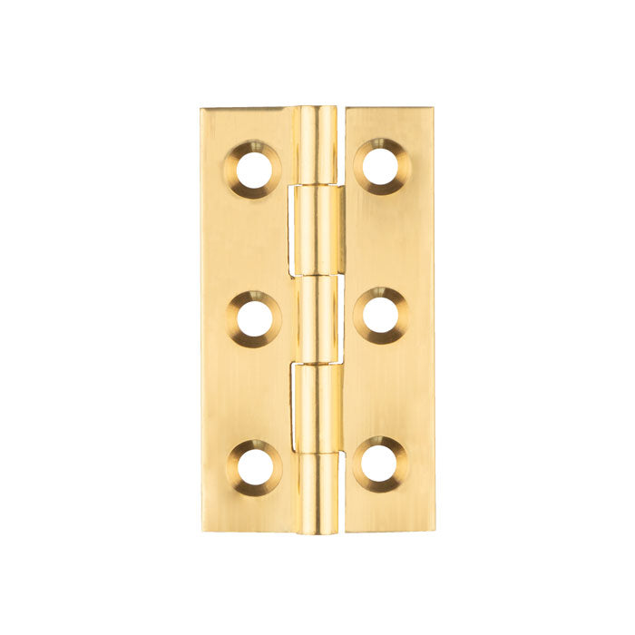 High quality image of FTD - 50 x 28mm Cabinet Hinge - Polished Brass | Sku. ftd800c | Trade Door Handles.
