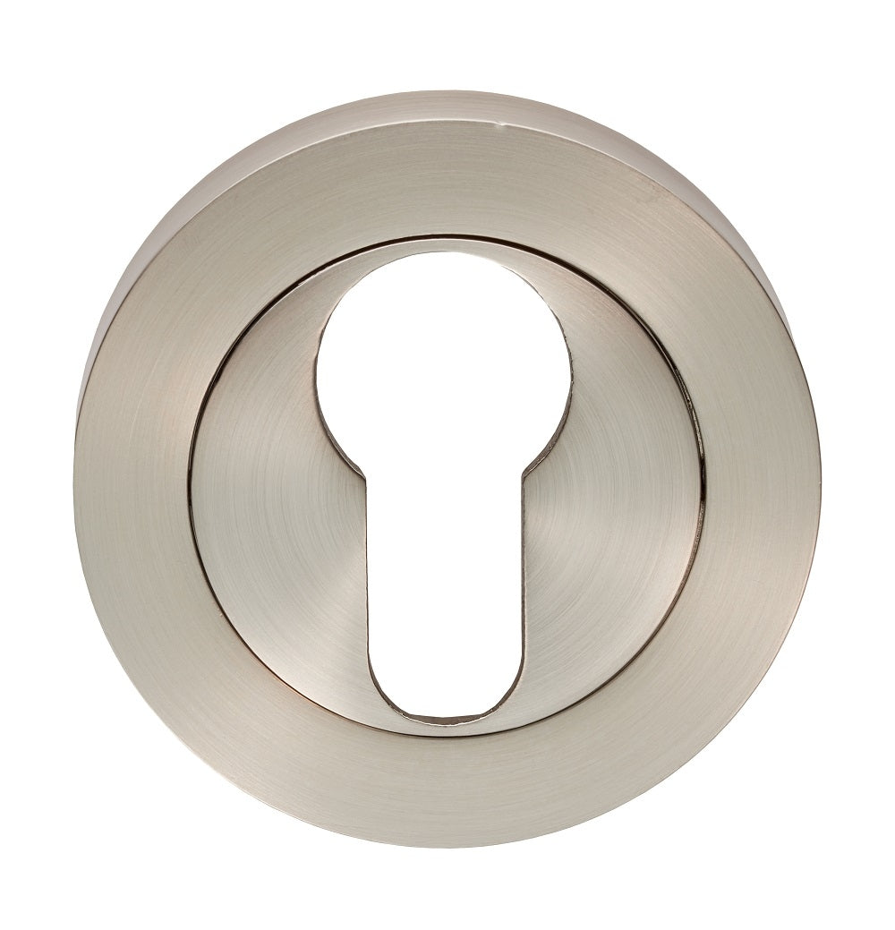 High quality image of Carlisle Brass - Euro Profile Escutcheon - Satin Nickel | Sku. gk4001sn | Trade Door Handles.