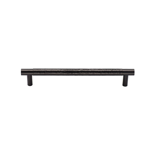 Heritage Brass Cabinet Pull Partial Hammered Design 101mm CTC Matt Bronze Finish