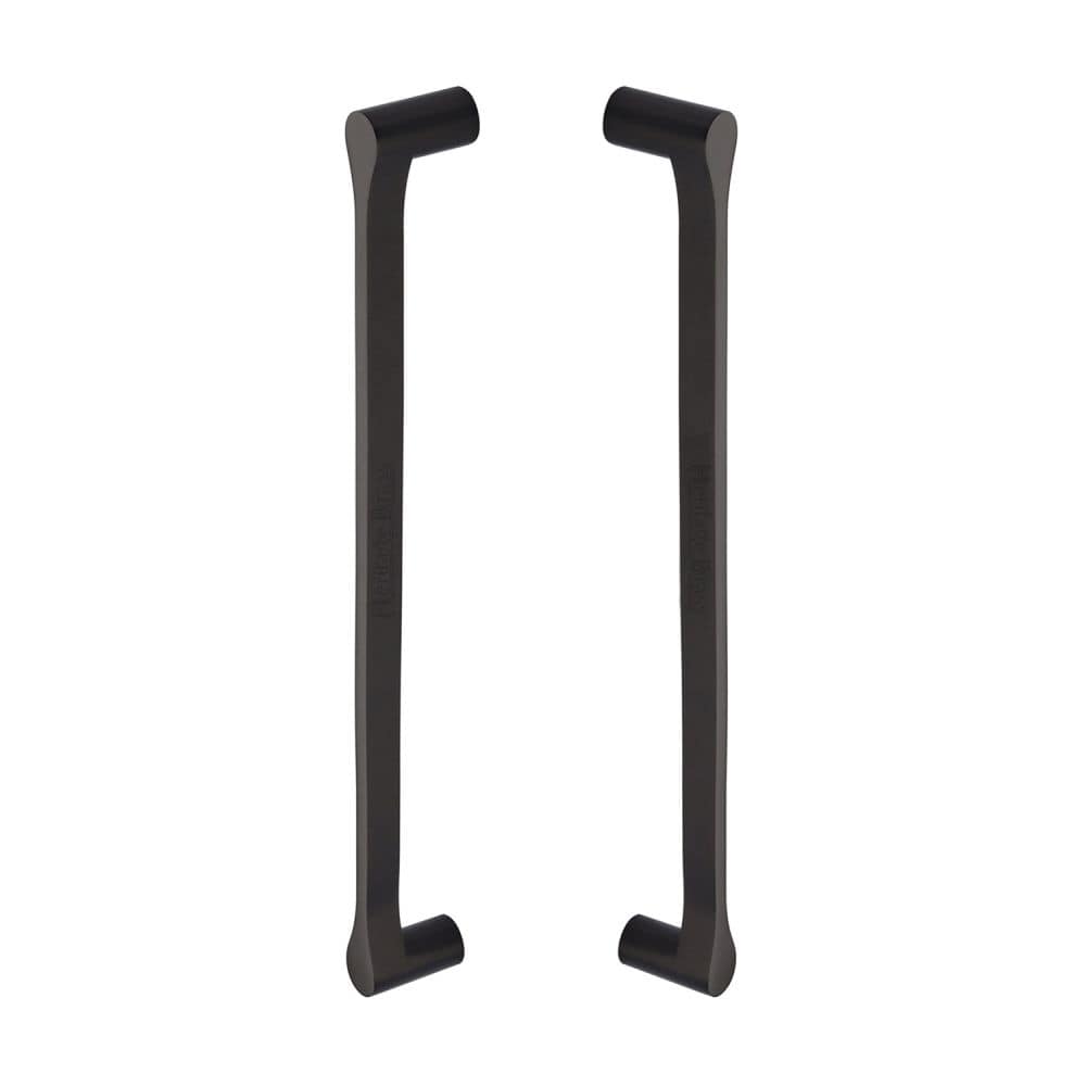 Heritage Brass Door Furniture Matt Bronze / Back to Back Fixing Pack Heritage Brass - Back to Back Door Pull Handle Gio Design 332mm Matt Bronze Finish