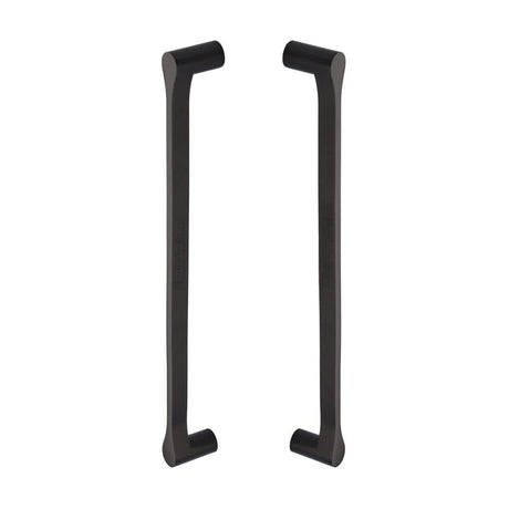 Heritage Brass Door Furniture Matt Bronze / Back to Back Fixing Pack Heritage Brass - Back to Back Door Pull Handle Gio Design 332mm Matt Bronze Finish