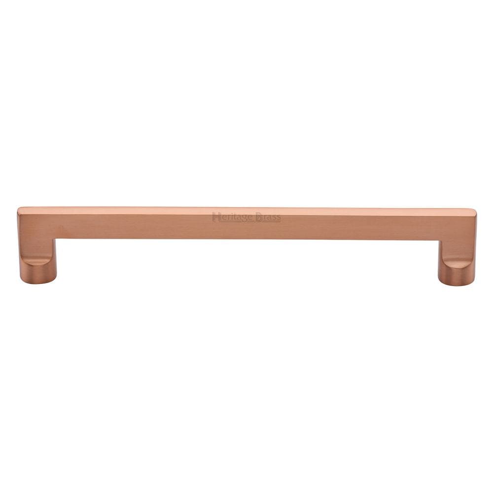 Heritage Brass Cabinet Hardware Satin Rose Gold / Cabinet Pull Handles / 203mm c/c Heritage Brass - Cabinet Pull Apollo Design 203mm CTC Satin Rose Gold Finish
