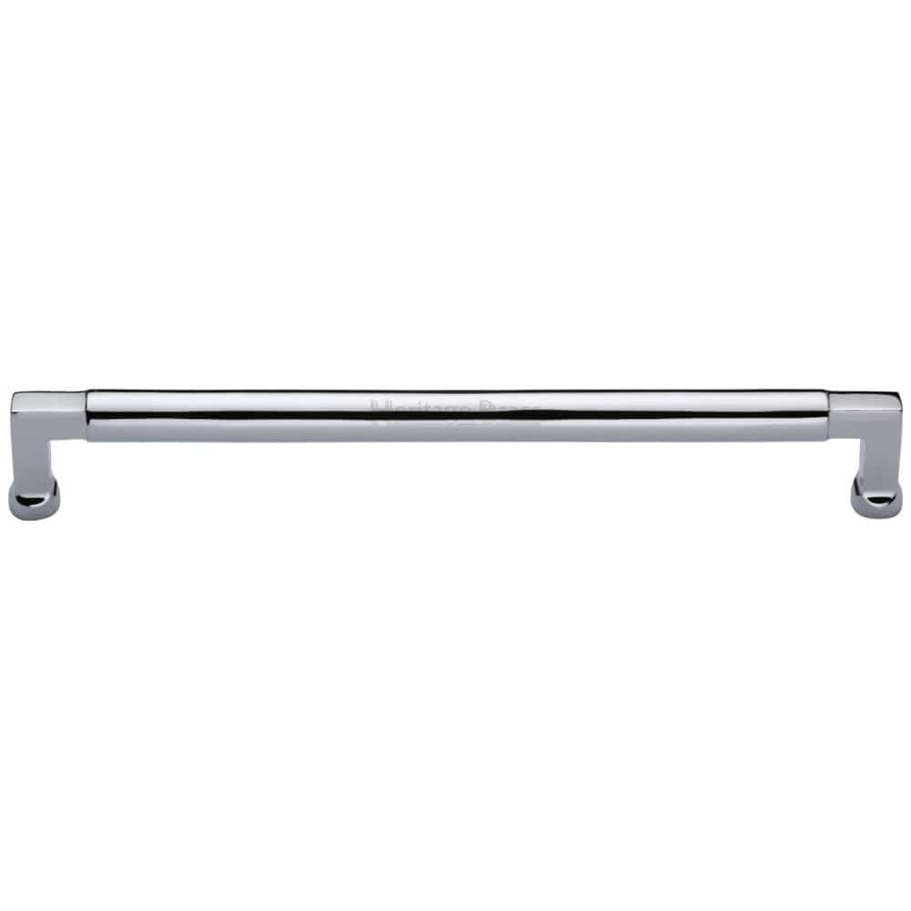 Heritage Brass Cabinet Hardware Polished Chrome / Cabinet Pull Handles / 320mm c/c Heritage Brass - Cabinet Pull Bauhaus Design 320mm CTC Polished Chrome Finish