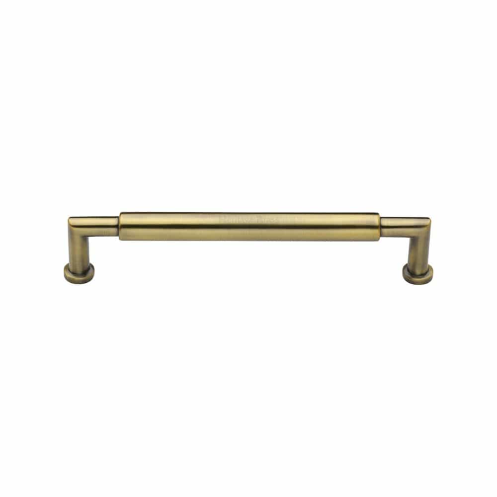 Heritage Brass Cabinet Hardware Antique Brass / Cabinet Pull Handles / 101mm c/c Heritage Brass - Cabinet Pull Bauhaus Round Design 101mm CTC Antique Brass Finish
