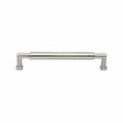 Heritage Brass Cabinet Hardware Satin Nickel / Cabinet Pull Handles / 101mm c/c Heritage Brass - Cabinet Pull Bauhaus Round Design 101mm CTC Satin Nickel Finish