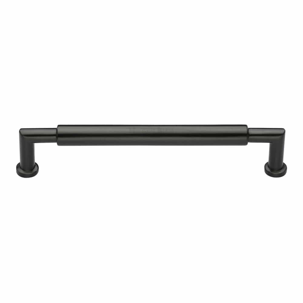 Heritage Brass Cabinet Hardware Matt Bronze / Cabinet Pull Handles / 203mm c/c Heritage Brass - Cabinet Pull Bauhaus Round Design 203mm CTC Matt Bronze Finish