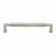 Heritage Brass Cabinet Hardware Satin Nickel / Cabinet Pull Handles / 203mm c/c Heritage Brass - Cabinet Pull Bauhaus Round Design 203mm CTC Satin Nickel Finish